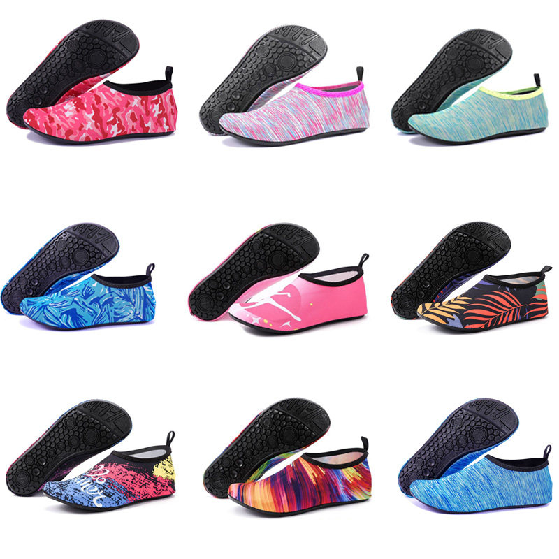 Beach Shoes Summer New Outdoor Swimming Men's Creek Shoes Female Non-slip Soft Bottom Speed Dry Breathable Beach Covered Water Shoes-Taobao