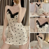 Сексуальная летняя пижама, шелковая юбка, топ с чашечками, изысканный стиль, эффект подтяжки