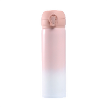 Bouncing cover thermos cup for men and women high-looking large-capacity 304 stainless steel portable student thermos cup