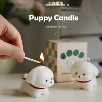 Aromatherapy candle DIY birthday gift puppy cute creative ornament candle couple decoration decoration props