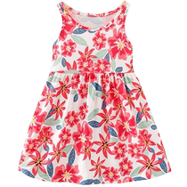 Girls dress summer children little girl cotton silk summer dress princess dress baby girl camisole dress childrens clothing