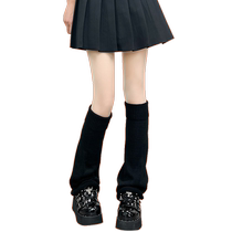 Autumn and winter bell-mouthed wide-leg socks can be sweet or spicy y2k warm mid-calf slimming leg covers jk knitted pile socks