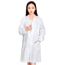 Pharmacy short-sleeved white coat long-sleeved summer thin doctor lab coat for men and women medical student chemistry nurse work clothes