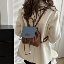 Backpack Womens 2024 New Fashion Lightweight Bag School Bag Commuting Travel Travel Canvas Small Backpack Shoulder Bag