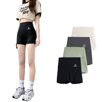 Shark pants womens summer three-point thin tummy control culottes to prevent exposure and can be worn outside nylon large size bottoming safety shorts