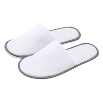 5 pairs of disposable travel slippers portable autumn and winter home thickened non-slip disposable slippers for travel and hospitality