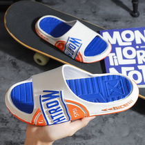 Sports mens slippers for summer outdoor wear Internet celebrity indoor bathroom non-slip soft bottom home couple Korean style sandals for men