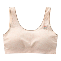 Childrens development period underwear bra for girls middle and high school students secondary stage vest girls seamless pure cotton middle and large children