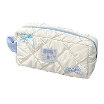 Pencil case for children going to school durable and cute bow pencil case ins high-looking student large-capacity pencil case