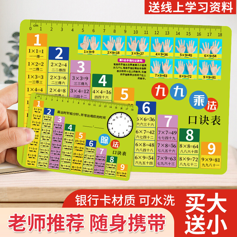 99 Multiplicative Tips Table Elementary School Math 99 multiplication by divinity Tips Cards Sophomores of Rote Learning of the Divine-Taobao