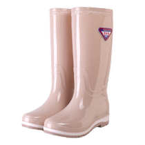 Pluie Chaussures Style de femme À lextérieur Porter des chaussures en caoutchouc Cuisine non glissée Chaussures deau Middle Cylinder Water Boots Long Barrel Shoes Short Barrel Rain Boots Lady