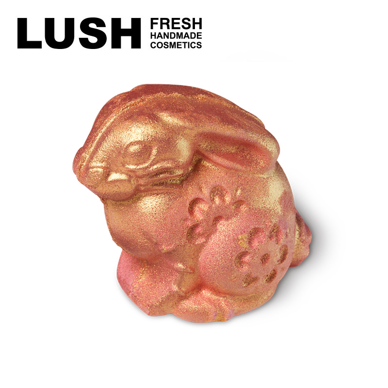LUSH金光小兔汽泡弹：新年泡澡球界的天花板！泡出仙女肌的魔法