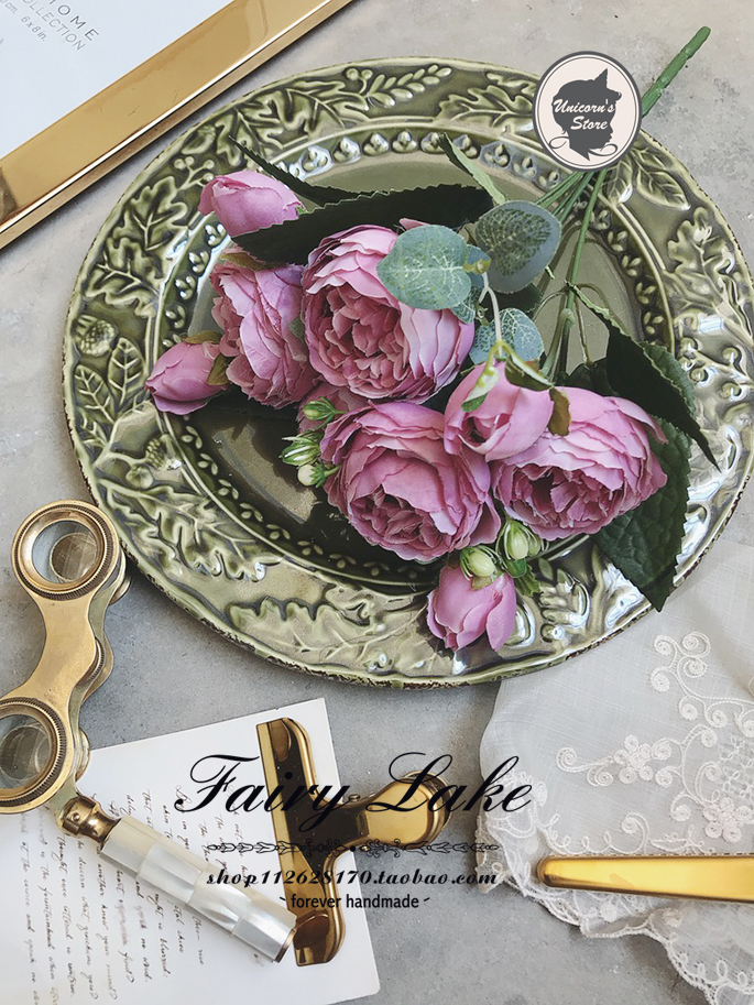 ins Wind Filming Props Hampton Paleo Flower Simulation Flower Table Flower Art Living Room Decorated flower silk flowers