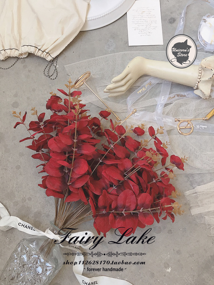 Retro Han wind Red Eugalio style Wedding Furnishing Living-room Bathroom bedroom Makeup Terrace Classical Fake Flowers-Taobao