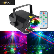 EKOOT laser crystal magic ball Light 16 Figure LED stage light KTV bar box DISCO Home Entertainment