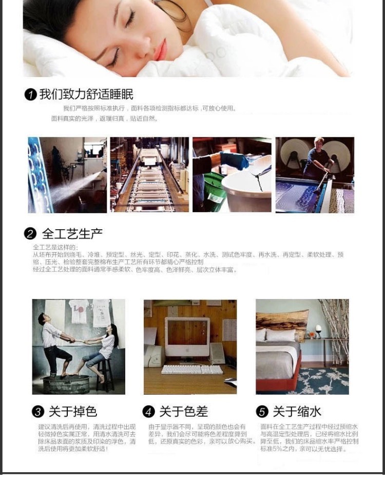 Thời trang sọc bông denim bông giường ngủ ở một gia đình bốn nhám 1.8 / 2.0m khăn trải giường đôi Li Kit - Bộ đồ giường bốn mảnh bộ chăn ga gối đệm cưới everon