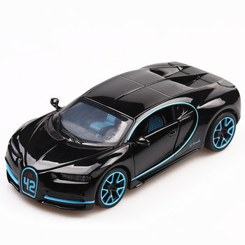 Big Sale Car Model Bugatti Car Model 1:32 Alloy Sports Car Model Export Hot Selling Cross-Border