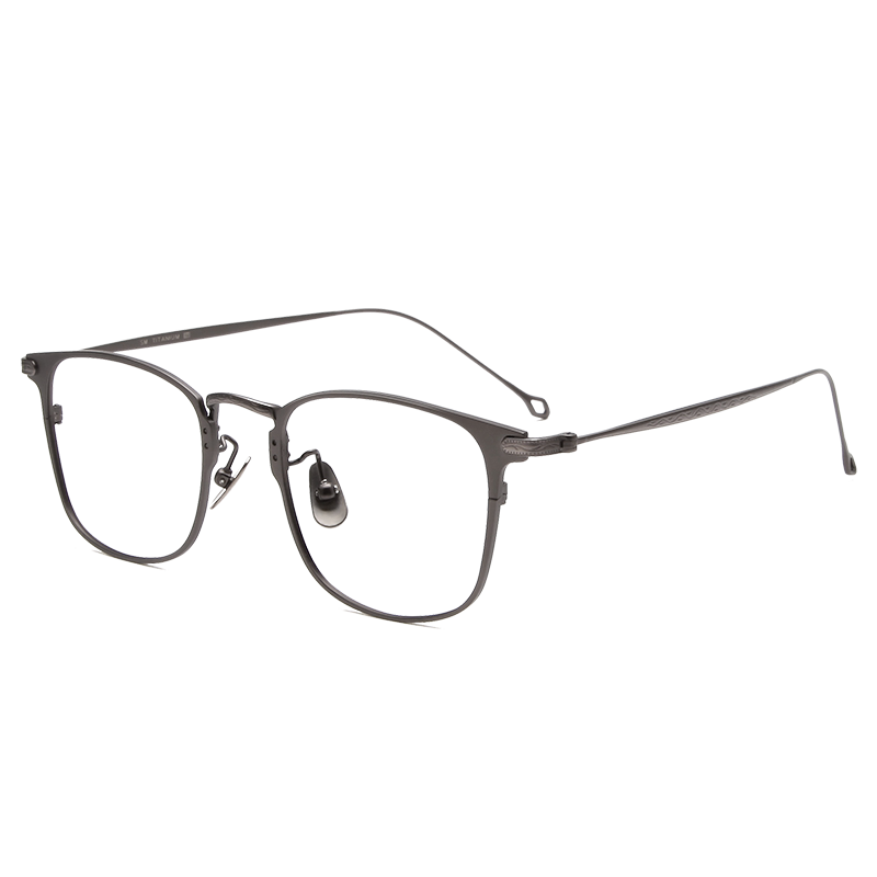 Shawn Yue's same style ultra-light pure titanium myopia glasses frame anti-radiation and anti-blue light eye protection can be equipped with prescription eyes for men