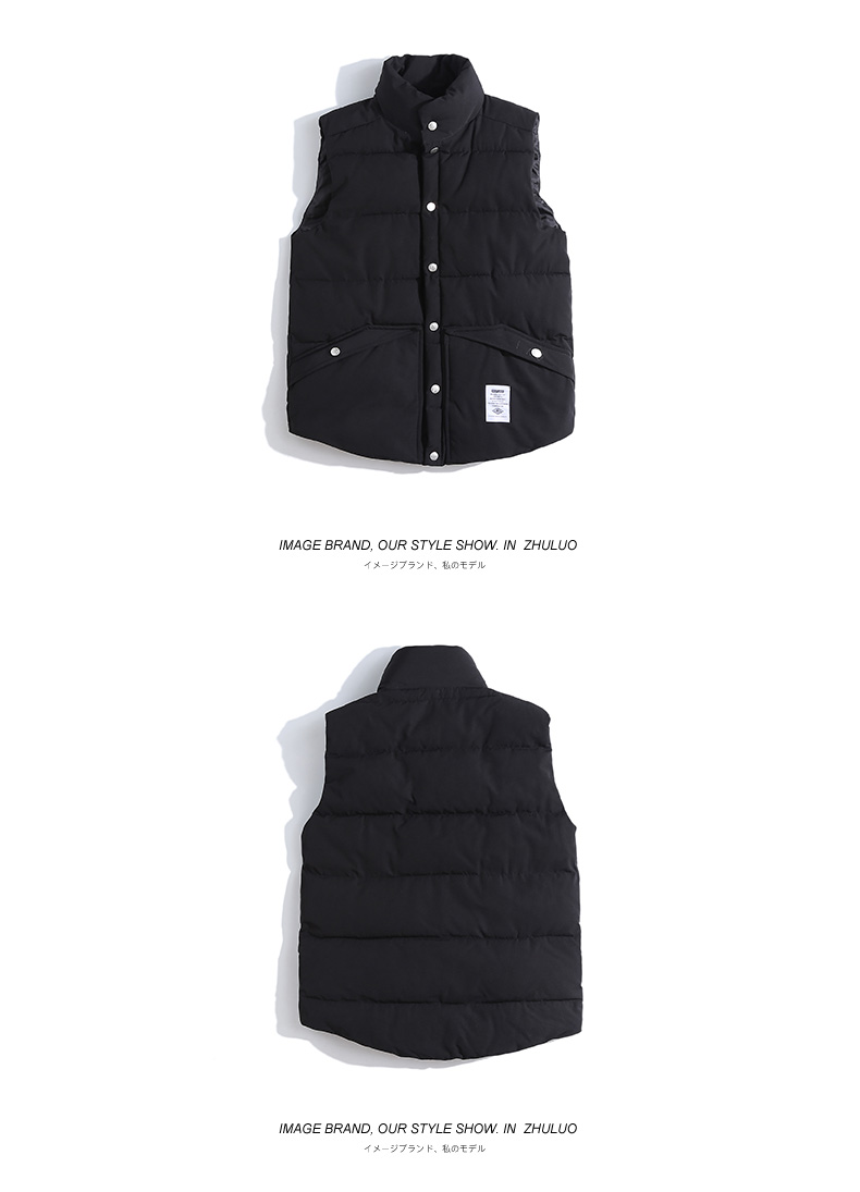 Dill mùa đông đường phố hip hop lỏng cotton vest nam và nữ với cùng một đoạn trung tính vest xu hướng retro mẫu đôi ao khoac vest nam