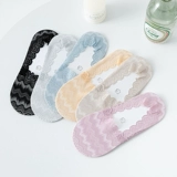 Tide, летние кружевные японские черные нескользящие невидимые носки