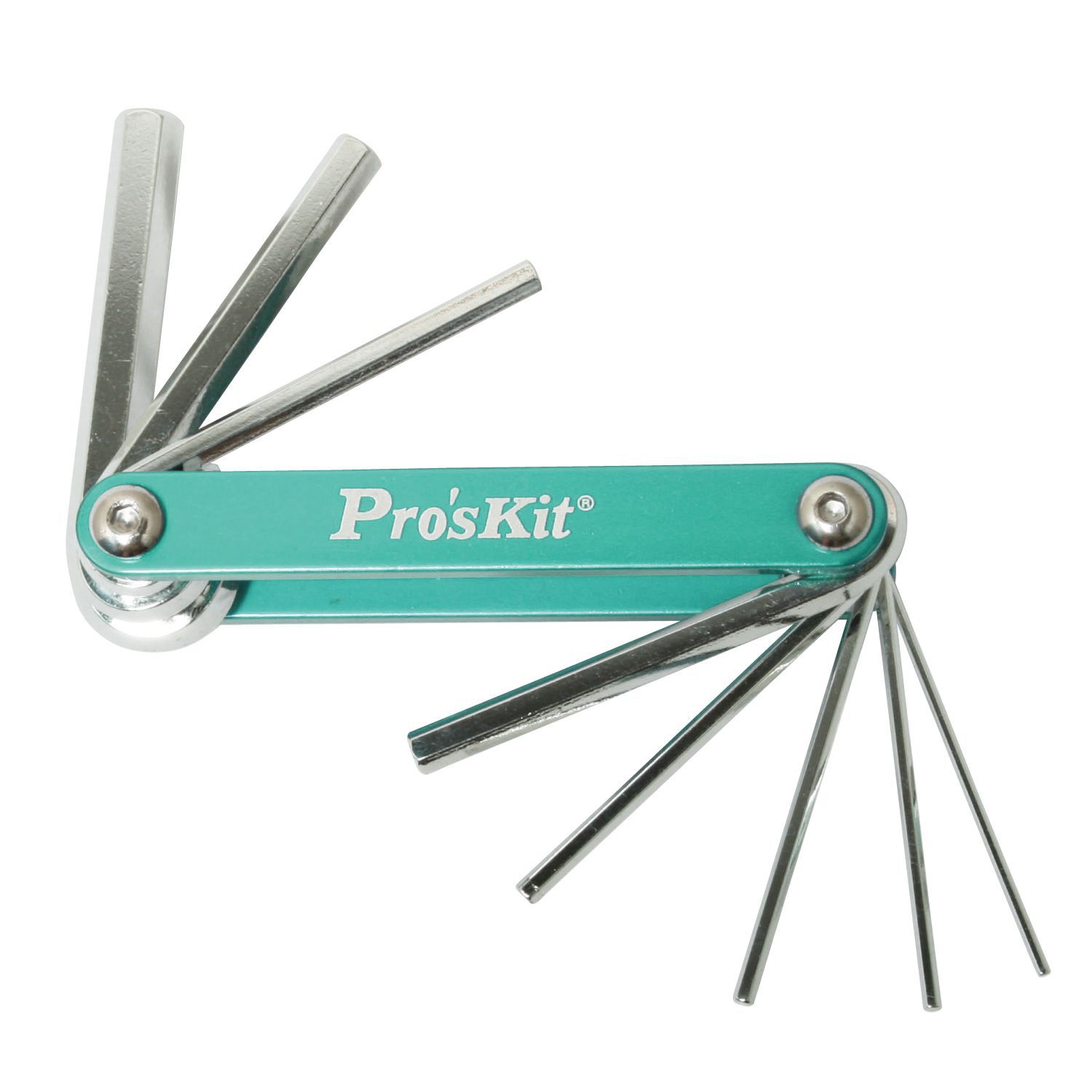 Taiwan Baoxin Hexagonal Wrench 8PCS Folding Aluminum Alloy Hexagonal Wrench Group HW-221M