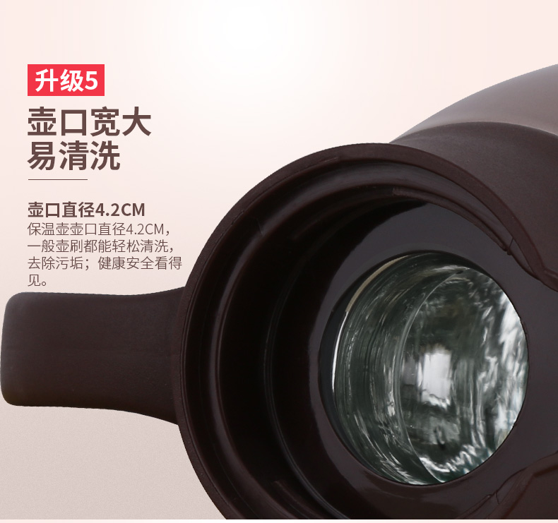 迪迪仕 欧式真空保温水壶 1.9L 镀银玻璃内胆 图6