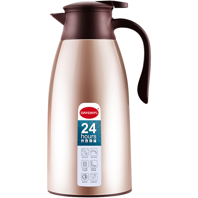 DaYDaYS 真空玻璃内胆 欧式保温水壶 1.9L 图1