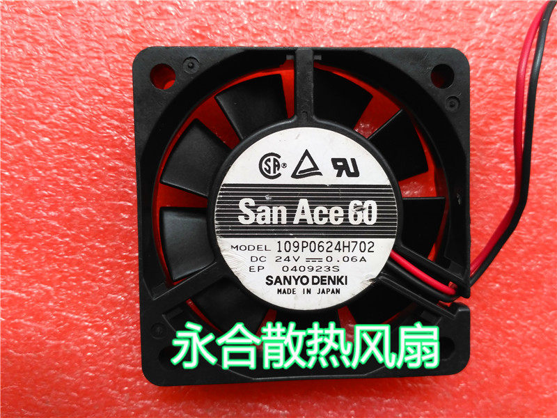 San ace 60 24V 109P0624H702 0 06A 6015 6015 6cm 6cm frequency inverter fan