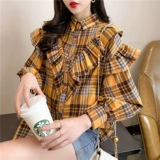 Tide, небольшая дизайнерская ретро рубашка, лонгслив, в западном стиле