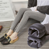 Pregnant Woman Beats Bottom Pants Autumn Winter Outwear Long Pants Pure Cotton Plus Suede Thickened Pregnant Woman Pants Spring Fall Fashion Toabdominal Autumn Clothing