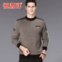 Áo len nam Hengyuan Xiang thuần mùa thu đông mới bộ áo len nam cổ tròn thẳng áo len dày mỏng - Cặp đôi áo len áo nam