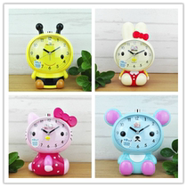 Polaris bedside student cartoon alarm clock creative luminous mute cute children can talk voice noise table