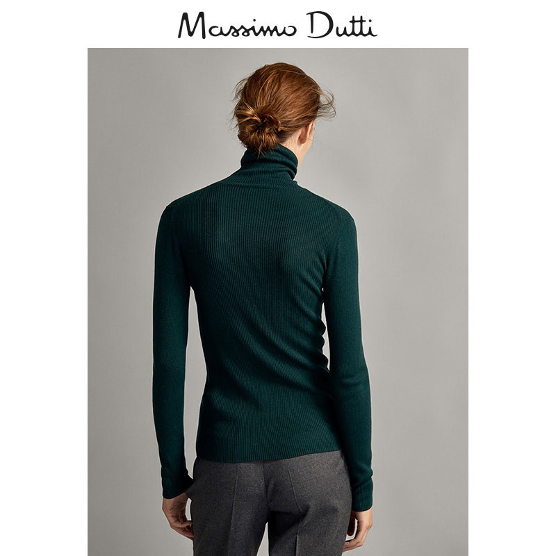 Cardigan MASSIMO DUTTI en De la soie - Ref 3231186 Image 3