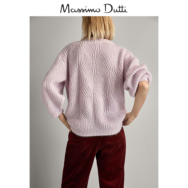 Cardigan MASSIMO DUTTI en Acrylique - Ref 3231277 Image 2