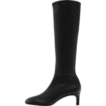 Massimo Dutti womens shoes 2024 winter new style black elastic high-heeled boots knight boots 11020450800