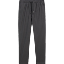 Summer new Massimo Dutti mens 2024 new casual outdoor sports style pure cotton elastic tie waist trousers 00019019802