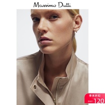  Spring and Summer discount Massimo Dutti Ladies accessories Fashion Gold round earrings female 04605985303