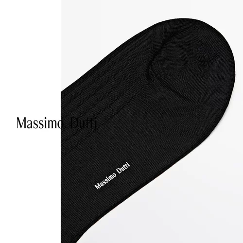 Massimo Dutti, летние черные аксессуары для отдыха, средней длины