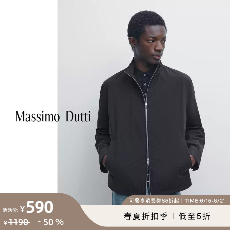 Discount Season Massimo Dutti Men's Clothing 2026 Spring/Summer New Casual Lightweight Lapel Jacket 03120433422 Discount Season Massimo Dutti Men's Clothing 2026 Spring/Summer New Casual Lightweight Lapel Jacket 03120433422