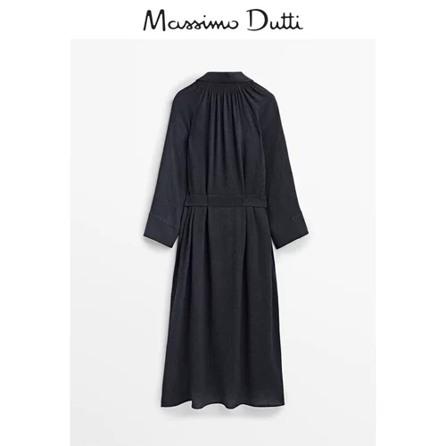 Massimo Dutti, демисезонная длинная рубашка, платье