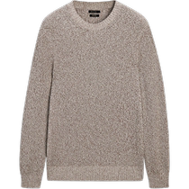 Early autumn new Massimo Dutti mens clothing 2024 new casual style simple solid color round neck sweater long-sleeved sweater 00953337707