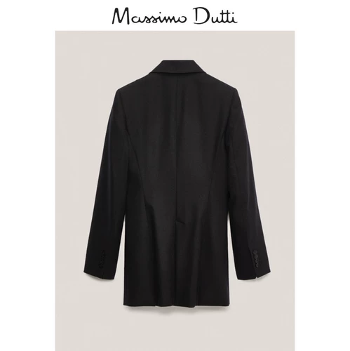Massimo Dutti, черный шерстяной костюм