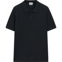 Autumn new (STUDIO limited series) MassimoDutti mens 2024 new commuter solid color short-sleeved Polo shirt 08507850401