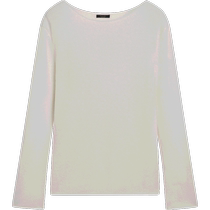 Spring and summer new products MassimoDutti2024 womens dress temperament elegant and lazy wind cleanfit rice white boat with sweater-knitted sweatshirt 05615608712