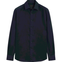 Summer new Massimo Dutti mens 2024 new casual commuter style standard version light and pure linen long-sleeved shirt 00186446401