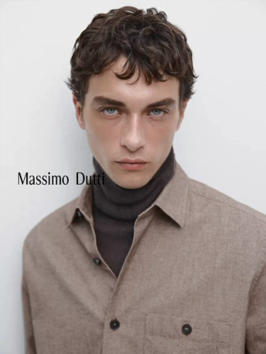 Massimo Dutti, демисезонная хлопковая рубашка для отдыха, куртка