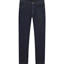 Discount Season Massimo Dutti Mens Clothing 2024 Summer New Casual Commuting Style Versatile Dark Blue Cotton Wide Jeans 00040042405