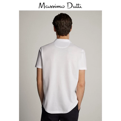 Весна и летняя скидка Massimo Dutti Mans Malls Mall той же модели 2020 Новая хлопковая жемчужная ткань с коротки