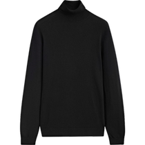 New product ex-gratia Massimo Dutti mens clothing 2024 new minimalist wind inner hitch bottom high collar sweater-knitted sweatshirt 00934307800