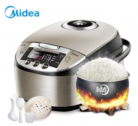 Midea Midea WFS4057 square large-capacity three-dimensional firewood rice high-power rice cooker pot for 2-4-5 people